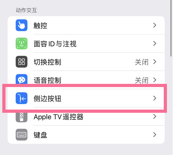 石门苹果14维修店分享iPhone14 Plus侧键双击下载功能关闭方法 